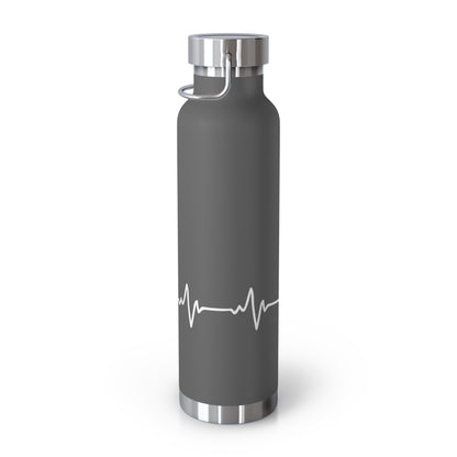 Heart Beat Sailing - Copper Vacuum Insulated Bottle, 22oz