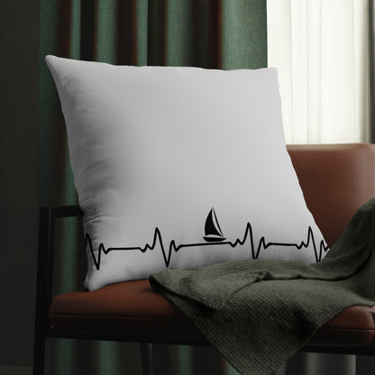 Heart Beat Sailing - Waterproof Pillows