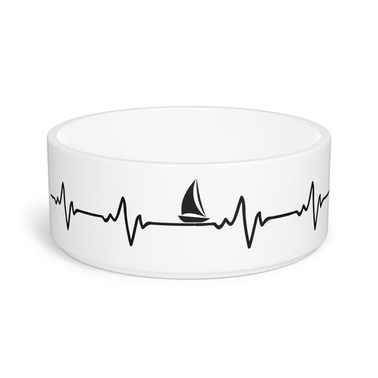 Heart Beat Sailing -  Pet Bowls