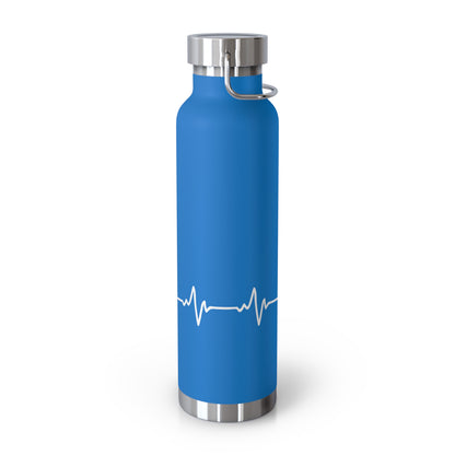 Heart Beat Sailing - Copper Vacuum Insulated Bottle, 22oz